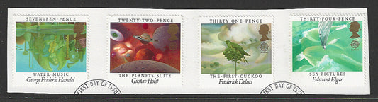 Great Britain stamps - FDC Used On Piece complete set - Used - VVV00223