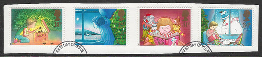 Great Britain stamps - FDC Used On Piece complete set - Used - VVV00227