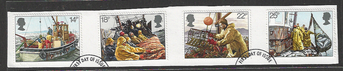 Great Britain stamps - FDC Used On Piece complete set - Used - VVV00229