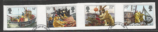 Great Britain stamps - FDC Used On Piece complete set - Used - VVV00229