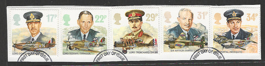 Great Britain stamps - FDC Used On Piece complete set - Used - VVV00230