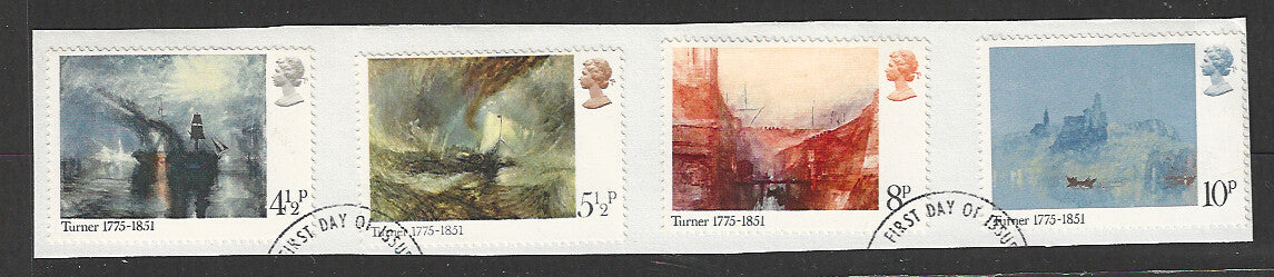 Great Britain stamps - FDC Used On Piece complete set - Used - VVV00231