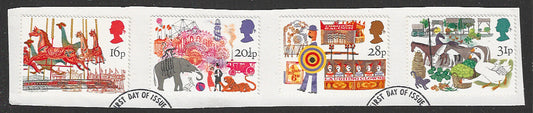 Great Britain stamps - FDC Used On Piece complete set - Used - VVV00234