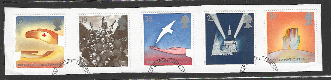 Great Britain stamps - FDC Used On Piece complete set - Used - VVV00243