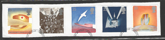 Great Britain stamps - FDC Used On Piece complete set - Used - VVV00243
