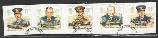 Great Britain stamps - FDC Used On Piece complete set - Used - VVV00245