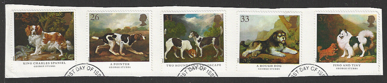 Great Britain stamps - FDC Used On Piece complete set - Used - VVV00249
