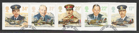 Great Britain stamps - FDC Used On Piece complete set - Used - VVV00250