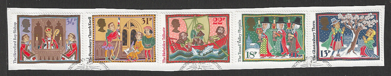 Great Britain stamps - FDC Used On Piece complete set - Used - VVV00251