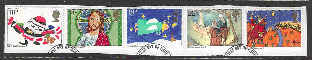 Great Britain stamps - FDC Used On Piece complete set - Used - VVV00278