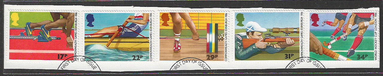 Great Britain stamps - FDC Used On Piece complete set - Used - VVV00279