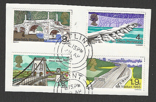 Great Britain stamps - FDC Used On Piece complete set - Used - VVV00315