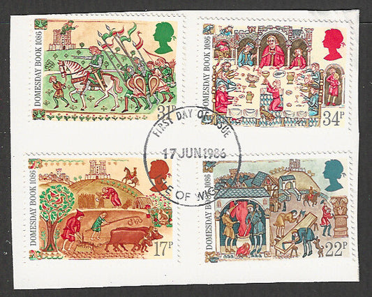 Great Britain stamps - FDC Used On Piece complete set - Used - VVV00316