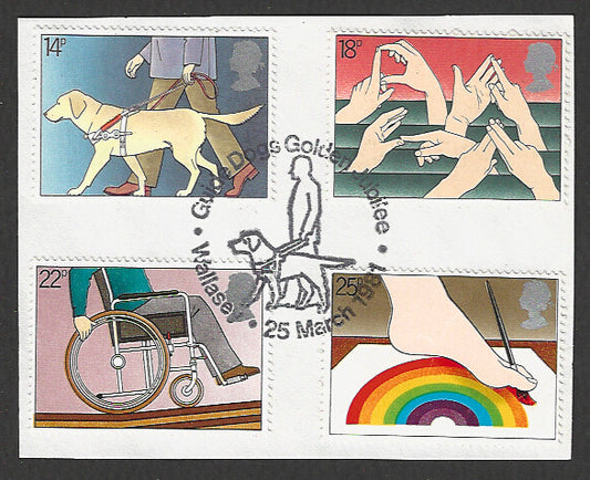 Great Britain stamps - FDC Used On Piece complete set - Used - VVV00319
