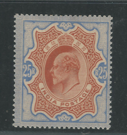 British India King Edward VII Rs. 25, Mounted Mint , Very Rare Most of them Mising in their Collection - MMM0031c