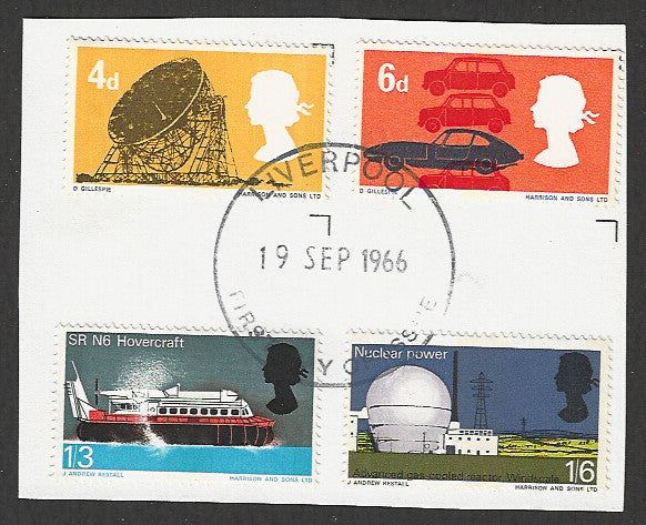 Great Britain stamps - FDC Used On Piece complete set - Used - VVV00323