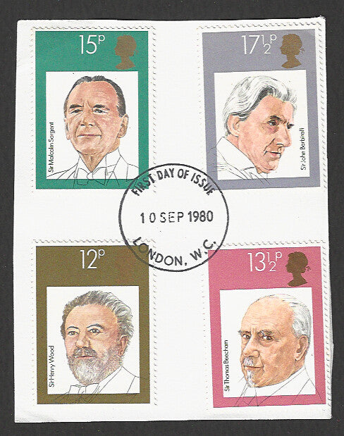 Great Britain stamps - FDC Used On Piece complete set - Used - VVV00327