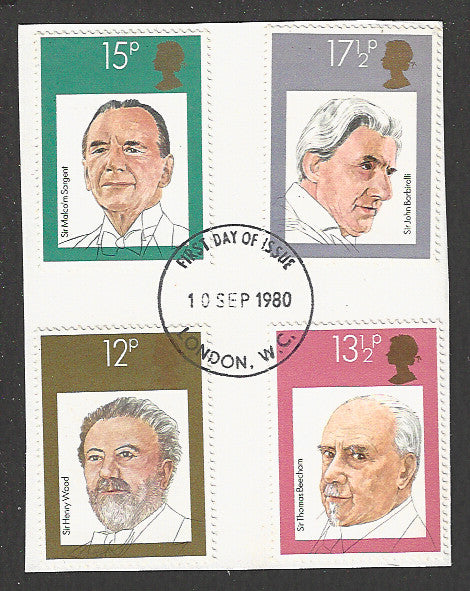 Great Britain stamps - FDC Used On Piece complete set - Used - VVV00328