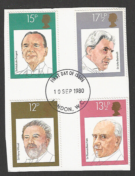 Great Britain stamps - FDC Used On Piece complete set - Used - VVV00329