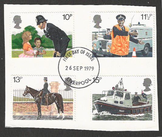 Great Britain stamps - FDC Used On Piece complete set - Used - VVV00330