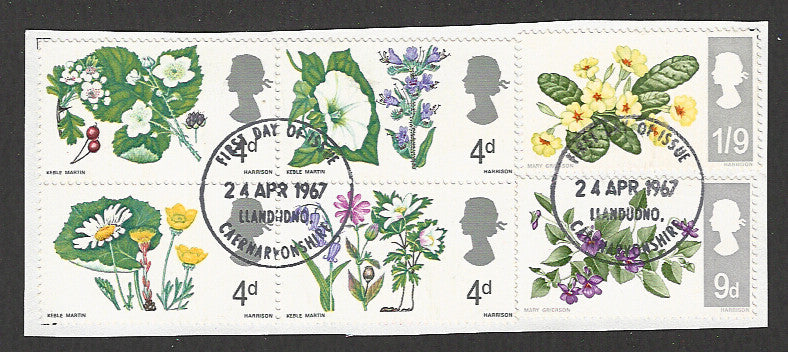 Great Britain stamps - FDC Used On Piece complete set - Used - VVV00338