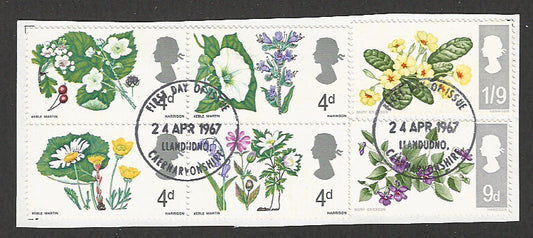 Great Britain stamps - FDC Used On Piece complete set - Used - VVV00338
