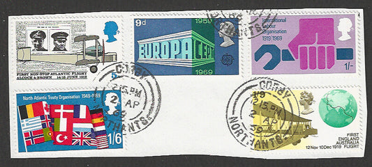 Great Britain stamps - FDC Used On Piece complete set - Used - VVV00339