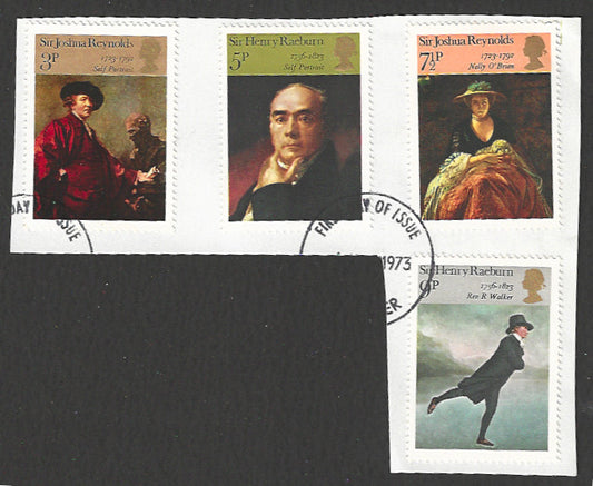Great Britain stamps - FDC Used On Piece complete set - Used - VVV00344