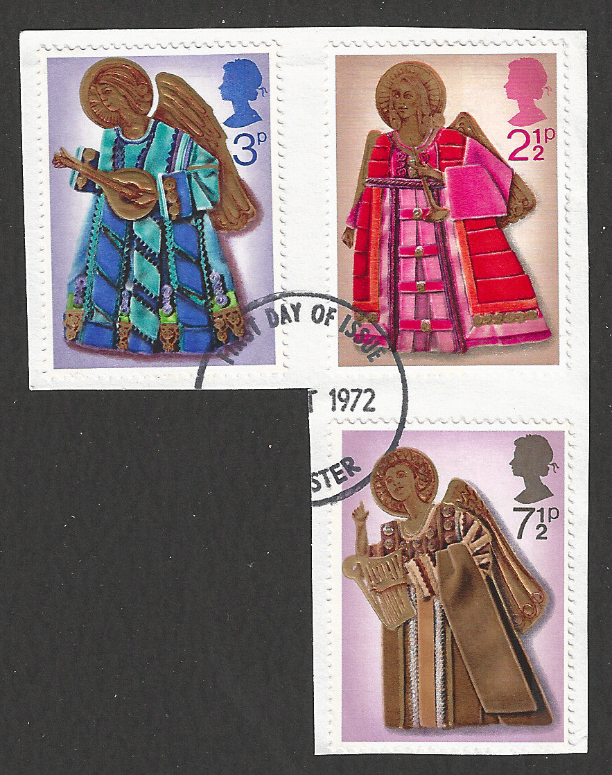 Great Britain stamps - FDC Used On Piece complete set - Used - VVV00346