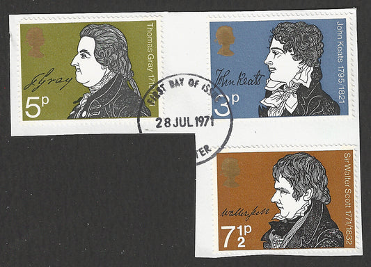 Great Britain stamps - FDC Used On Piece complete set - Used - VVV00347