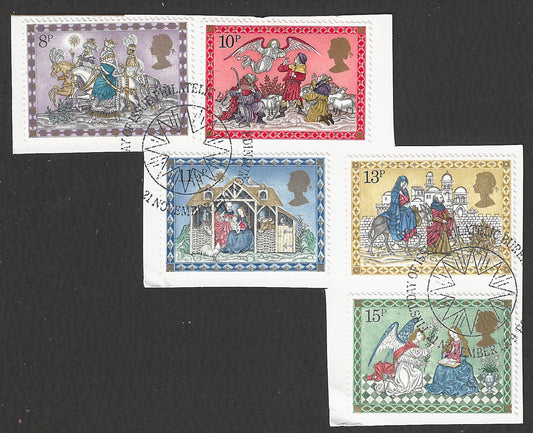 Great Britain stamps - FDC Used On Piece complete set - Used - VVV00355