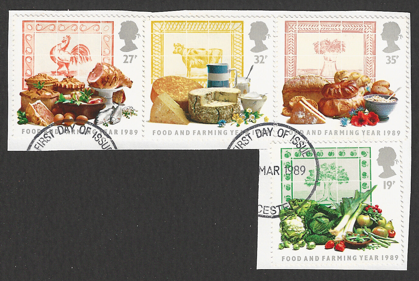 Great Britain stamps - FDC Used On Piece complete set - Used - VVV00359