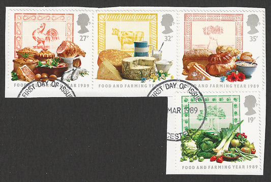 Great Britain stamps - FDC Used On Piece complete set - Used - VVV00359