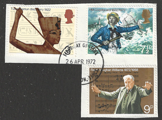Great Britain stamps - FDC Used On Piece complete set - Used - VVV00361