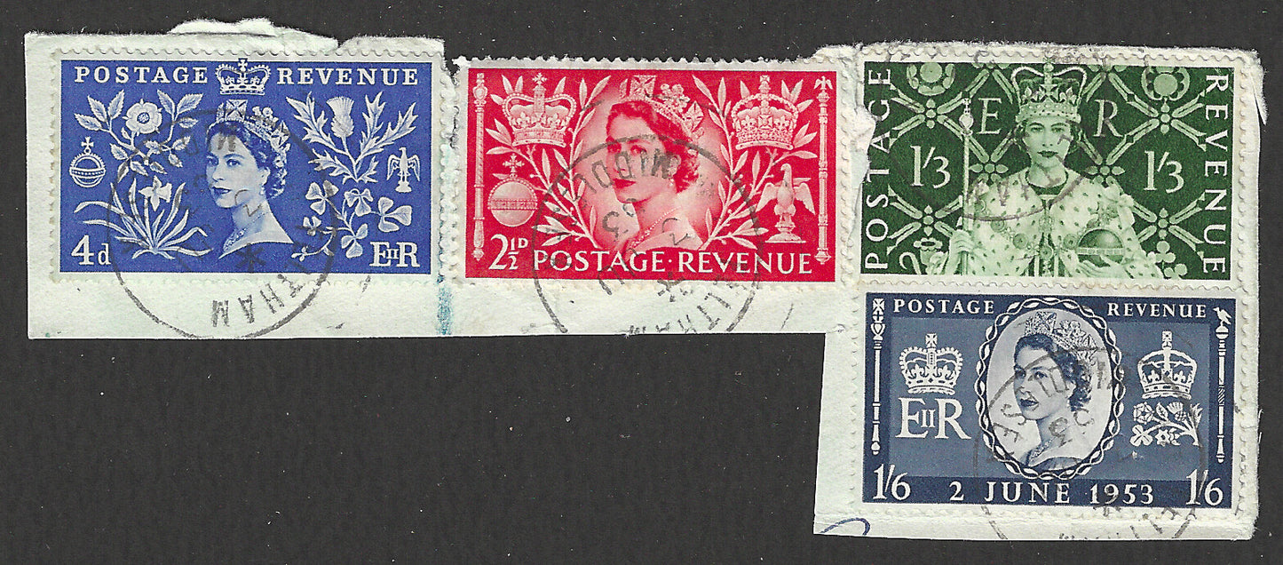 Great Britain stamps - FDC Used On Piece complete set - Used - VVV00370