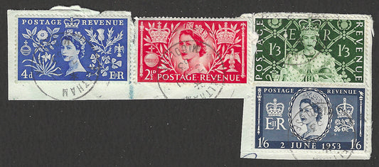 Great Britain stamps - FDC Used On Piece complete set - Used - VVV00370