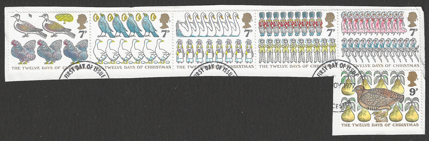 Great Britain stamps - FDC Used On Piece complete set - Used - VVV00372