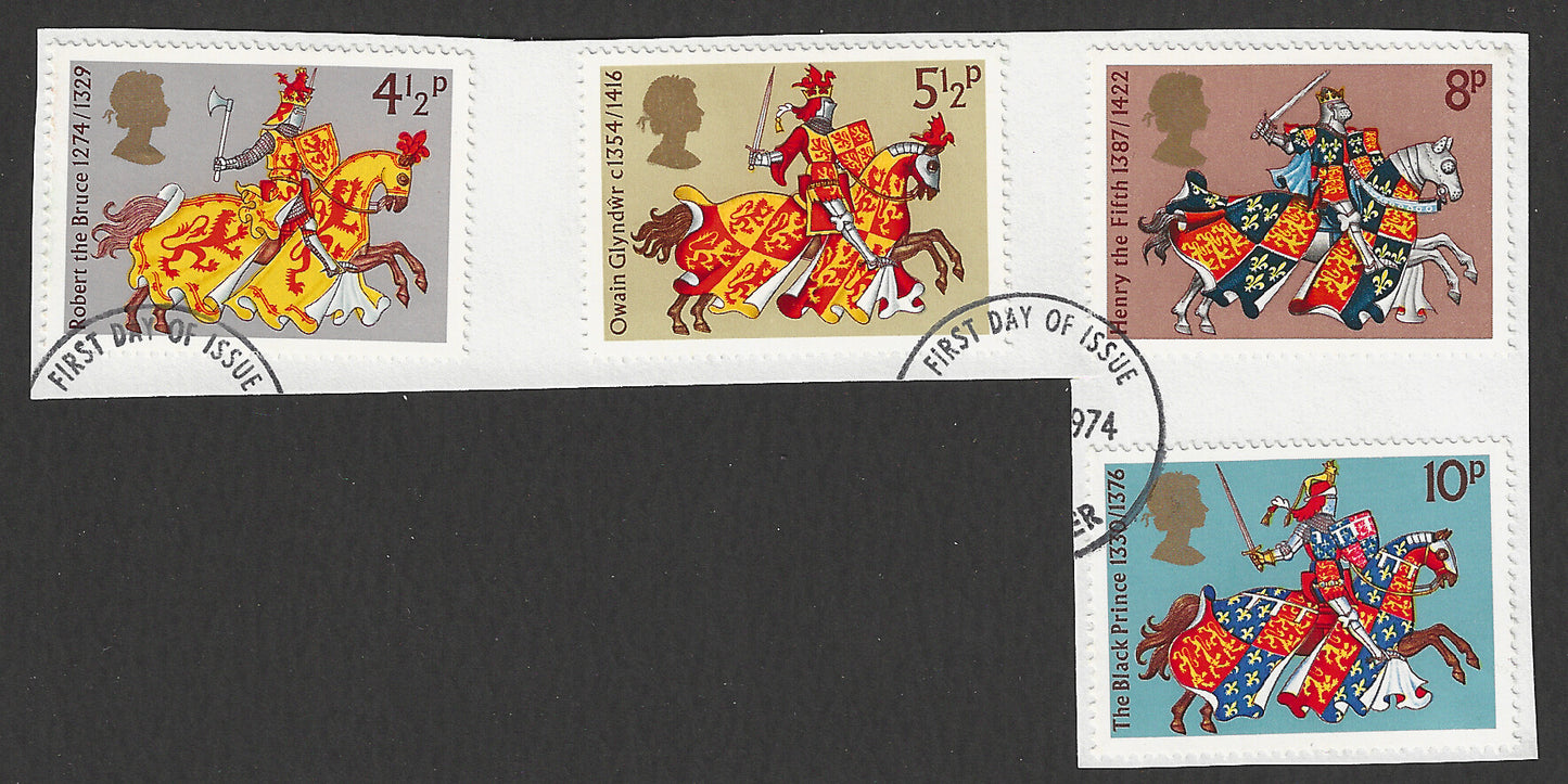 Great Britain stamps - FDC Used On Piece complete set - Used - VVV00377