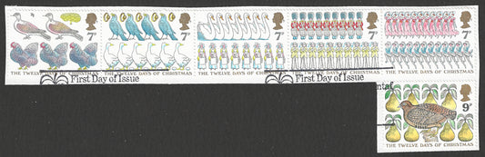Great Britain stamps - FDC Used On Piece complete set - Used - VVV00378