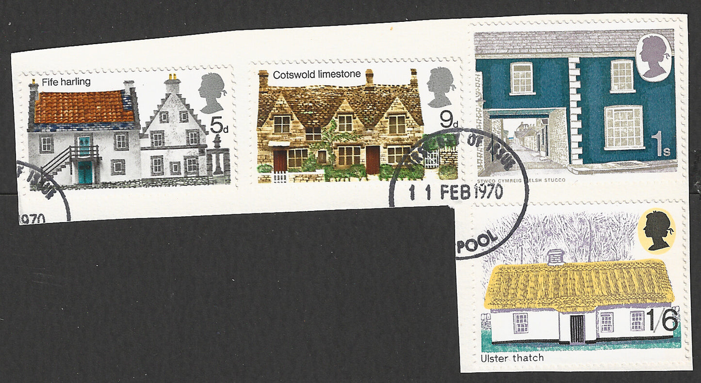 Great Britain stamps - FDC Used On Piece complete set - Used - VVV00380