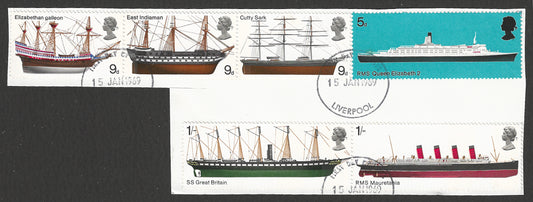 Great Britain stamps - FDC Used On Piece complete set - Used - VVV00383