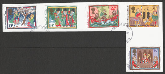 Great Britain stamps - FDC Used On Piece complete set - Used - VVV00384