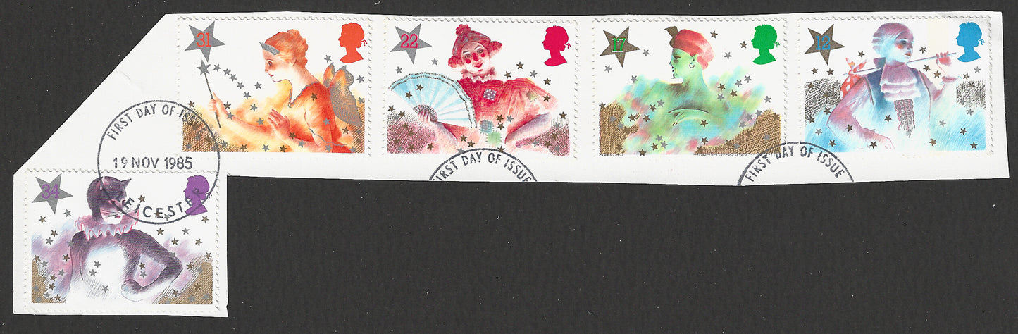 Great Britain stamps - FDC Used On Piece complete set - Used - VVV00385