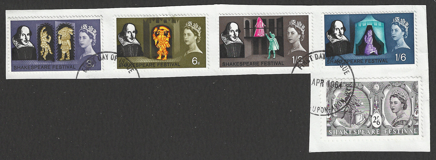 Great Britain stamps - FDC Used On Piece complete set - Used - VVV00388