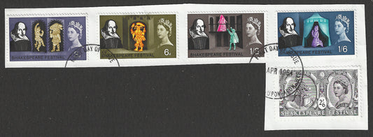 Great Britain stamps - FDC Used On Piece complete set - Used - VVV00388