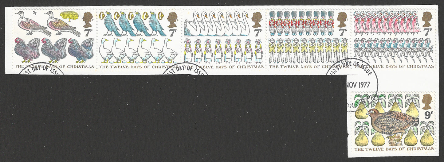 Great Britain stamps - FDC Used On Piece complete set - Used - VVV00389