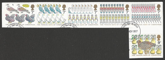 Great Britain stamps - FDC Used On Piece complete set - Used - VVV00389