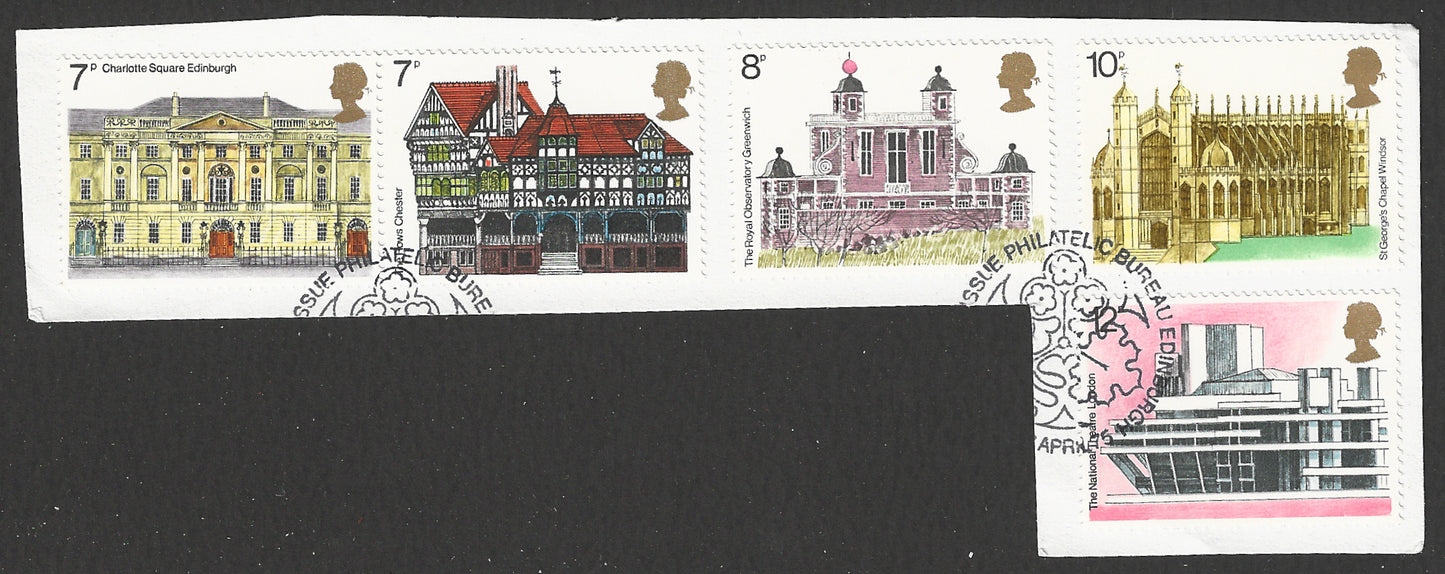 Great Britain stamps - FDC Used On Piece complete set - Used - VVV00390