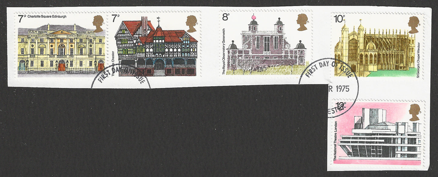 Great Britain stamps - FDC Used On Piece complete set - Used - VVV00391