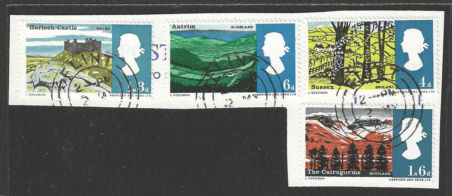 Great Britain stamps - FDC Used On Piece complete set - Used - VVV00395